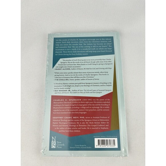 A Wondrous Mystery: Daily Advent Devotions Old Made New Geoffrey Chang Spurgeon - Picture 4 of 8